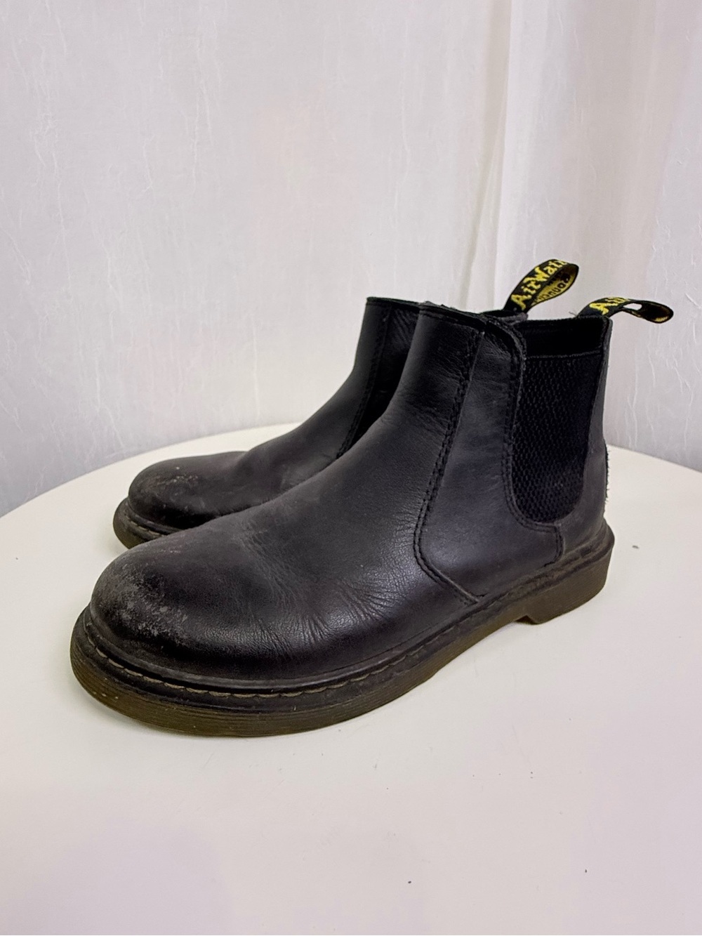 DR. MARTENS JUNIOR 2976 SOFTY T LEATHER CHELSEA BOOTS - Picture 5 of 12
